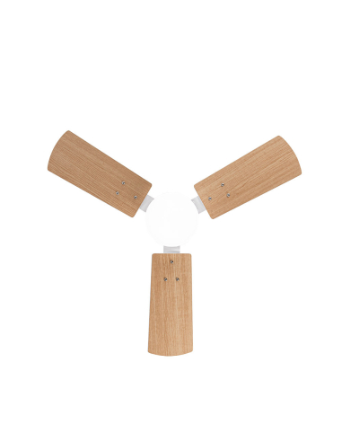 Ventilador DC Portico Blanco y Haya 3...