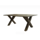 Mesa de comedor fija rectangular Luisa de 200x100x78 cm Mesa de comedor fija rectangular Luisa de 200x100x78 cm