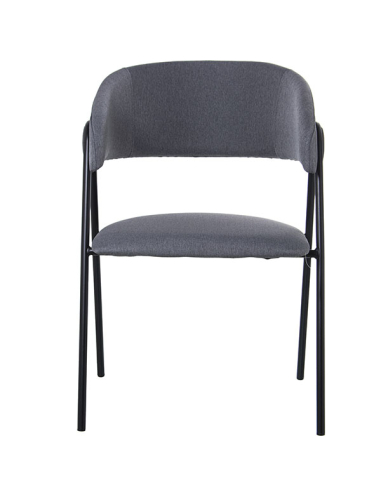 Set 2 Sillas de comedor curva tela...