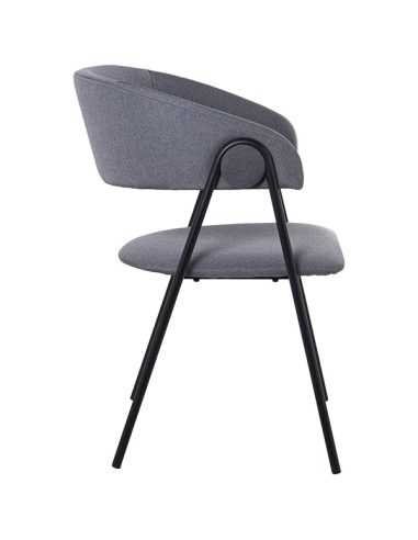 Set 2 Sillas de comedor curva tela...