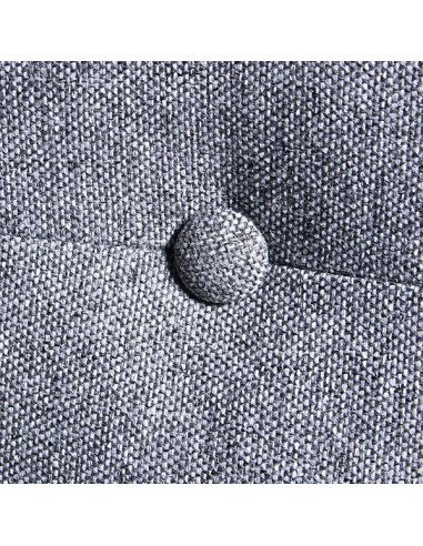 Sofá cama 3 plazas poliéster gris con...