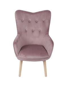 Sillón terciopelo malva... 2