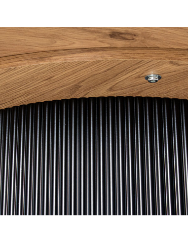 Mesa de comedor 120cm madera roble y...