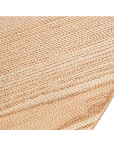 Mesa de comedor 120cm madera roble y...