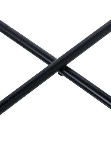 Mesa auxiliar metal esmaltado azul y...