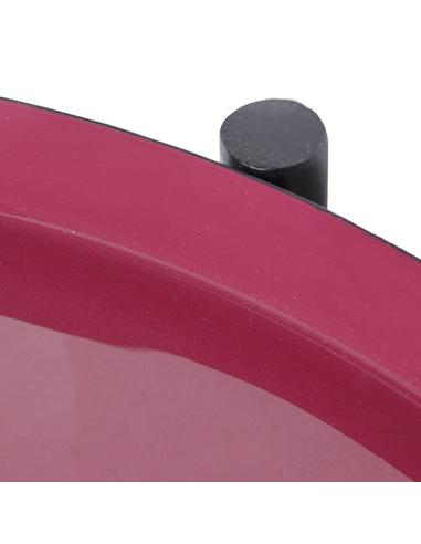 Mesa auxiliar metal esmaltado rosa...