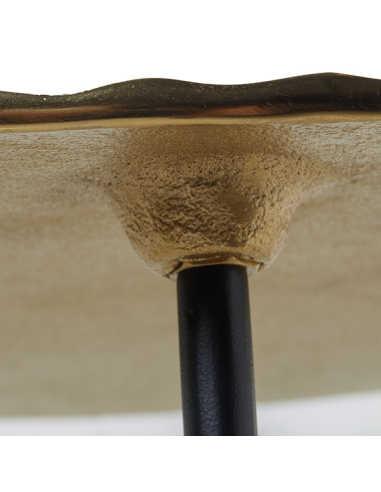 Mesa auxiliar metal esmaltado blanco...