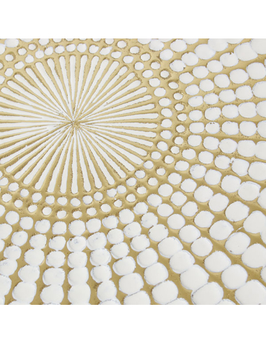 Mesa auxiliar metal esmaltado blanco...