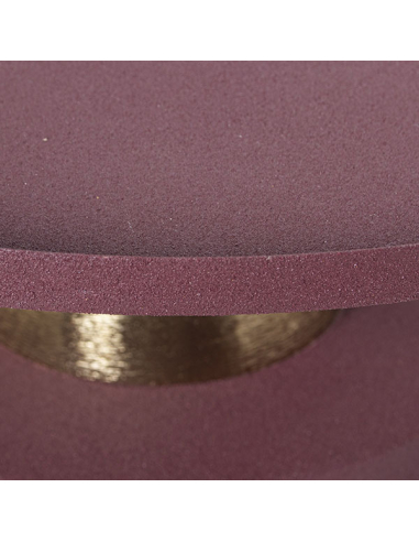 Mesa auxiliar metal esmaltado violeta...