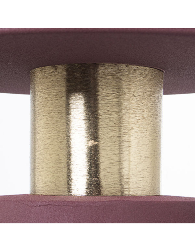 Mesa auxiliar metal esmaltado violeta...