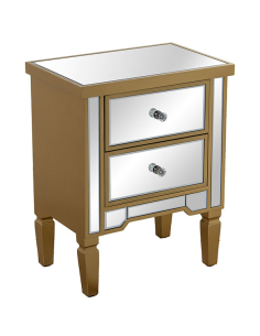 Mesa de noche madera y...