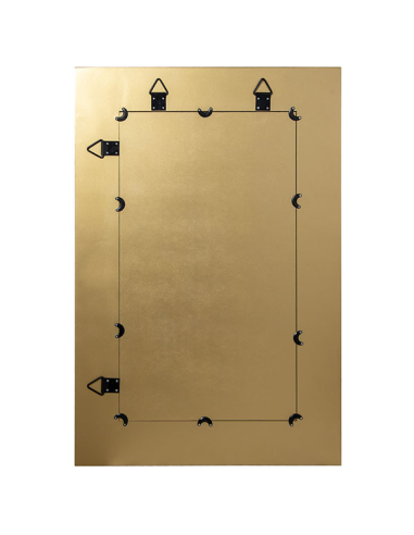 Espejo rectangular madera dorado