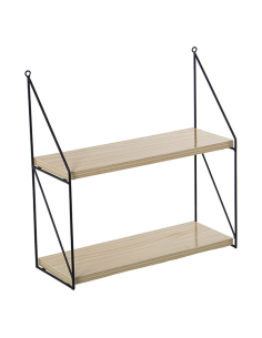 Estantería pared madera...