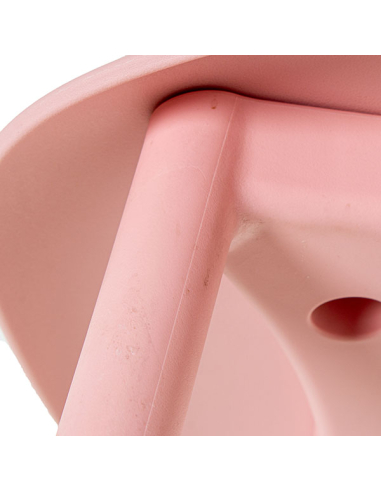Set 4 Sillas de comedor PP rosa