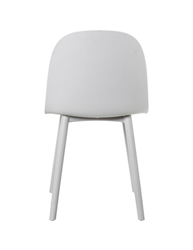 Set 4 Sillas de comedor PP gris