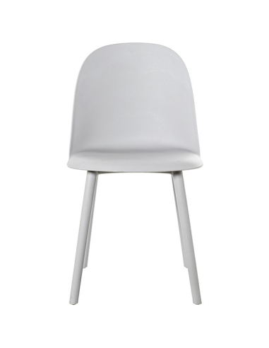 Set 4 Sillas de comedor PP gris