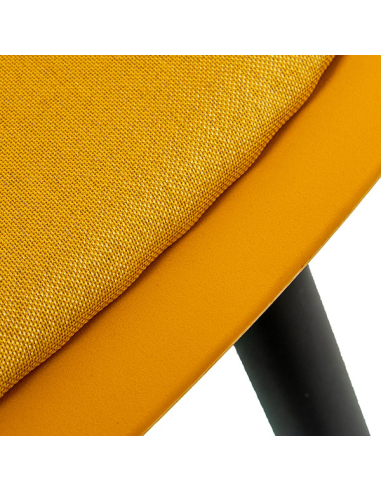 Set 4 Sillas de comedor PP amarilla...