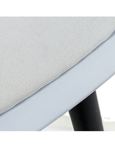 Set 4 Sillas de comedor PP blanca con...