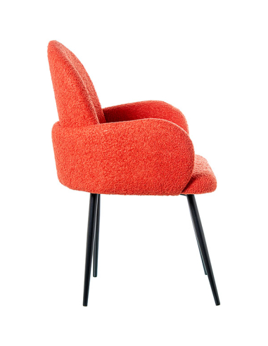 Set 2 sillas con brazo patas metal...