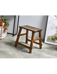 Taburete madera reciclada
