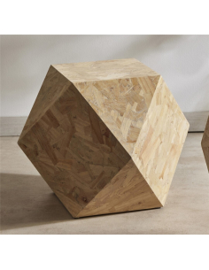 Mesa de centro geométrica...