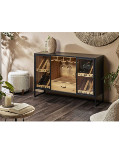 Mueble bar Yesta madera y...