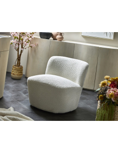 Sillón Freed rizo Blanco