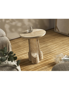 Mesa de rincón redonda 46 cm