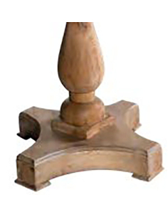 Mesa auxiliar modelo London redonda de 60 cm 2