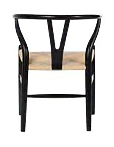 Silla comedor Julieta madera roble negro