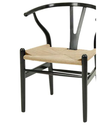 Silla comedor Julieta madera roble negro