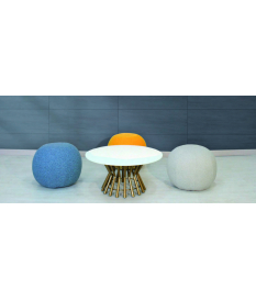 Puff Bony beige 61cm 2