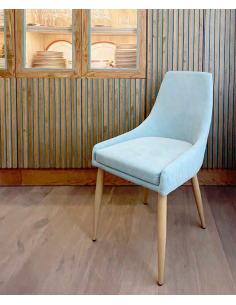 Silla de comedor Tina Turquesa