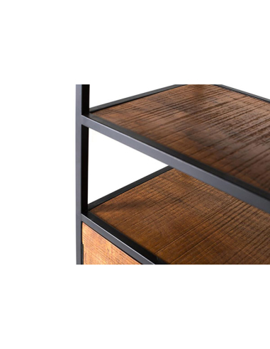 Librería 7 estantes 2 puertas estilo...