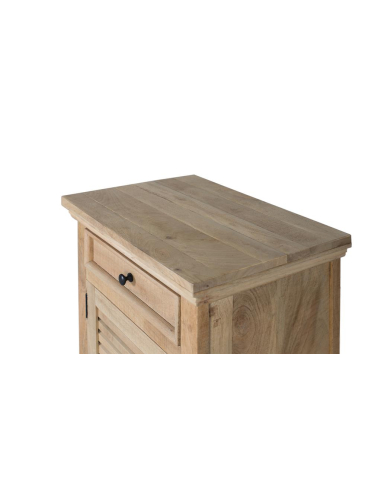 Mesita de noche varillada con puerta...