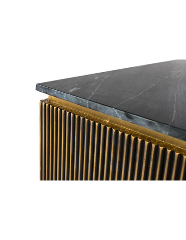 Mesa de centro Aiken cuadrada tapa de...