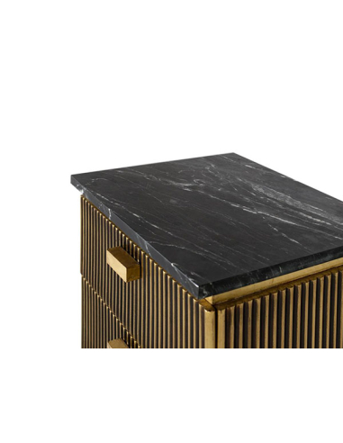 Mesita de noche Aiken 2 cajones con...