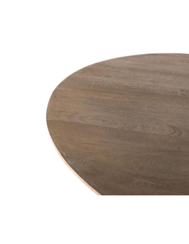 Mesa de comedor tapa redonda base con...