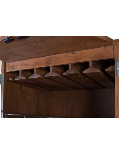 Mueble bar cofre vertical 2 puertas