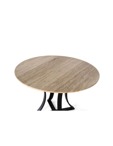 Mesa de comedor con tapa de mármol...