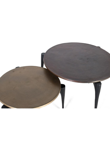 Set 2 mesas redondas 3 patas Set 2 mesas redondas 3 patas