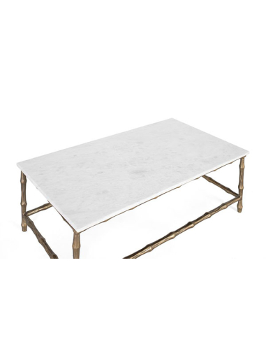 Mesa de centro rectangular efecto... Mesa de centro rectangular efecto...