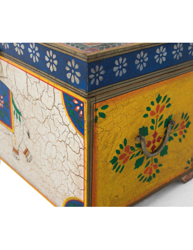 Baúl Liena pintado a mano elefante...