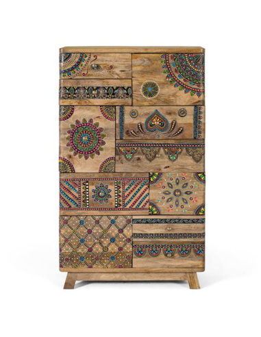 Cajonera Ebro 11 cajones pintado a mano