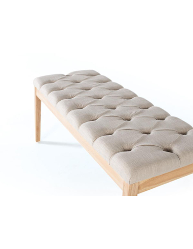 Banqueta rectangular capitoné Banqueta rectangular capitoné