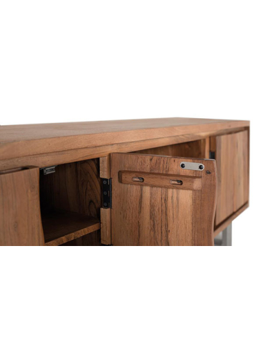 Mueble de TV Amur 4 puertas ondas Mueble de TV Amur 4 puertas ondas