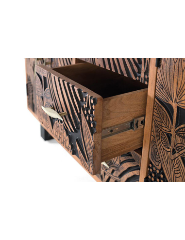 Aparador Yaque 4 puertas y 3 cajones... Aparador Yaque 4 puertas y 3 cajones...