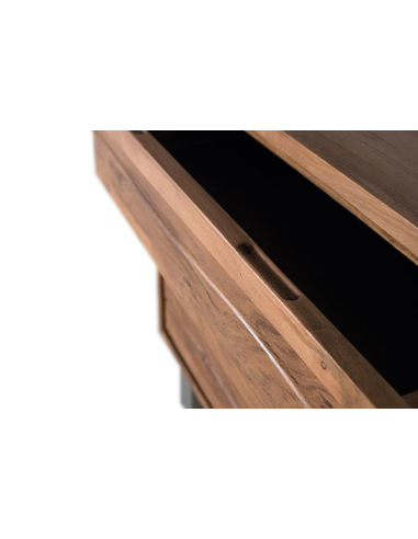 Cómoda Amur 3 cajones con ondas