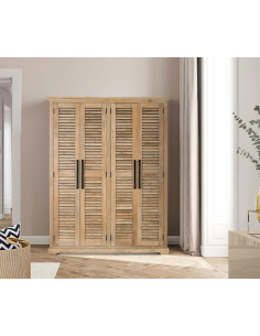 Armario 4 puertas varillado...