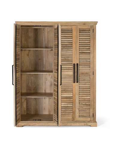 Armario 4 puertas varillado horizontales